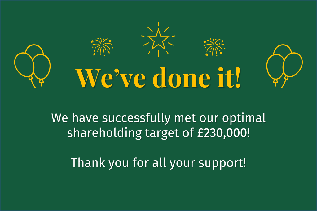 Share Offer Complete!